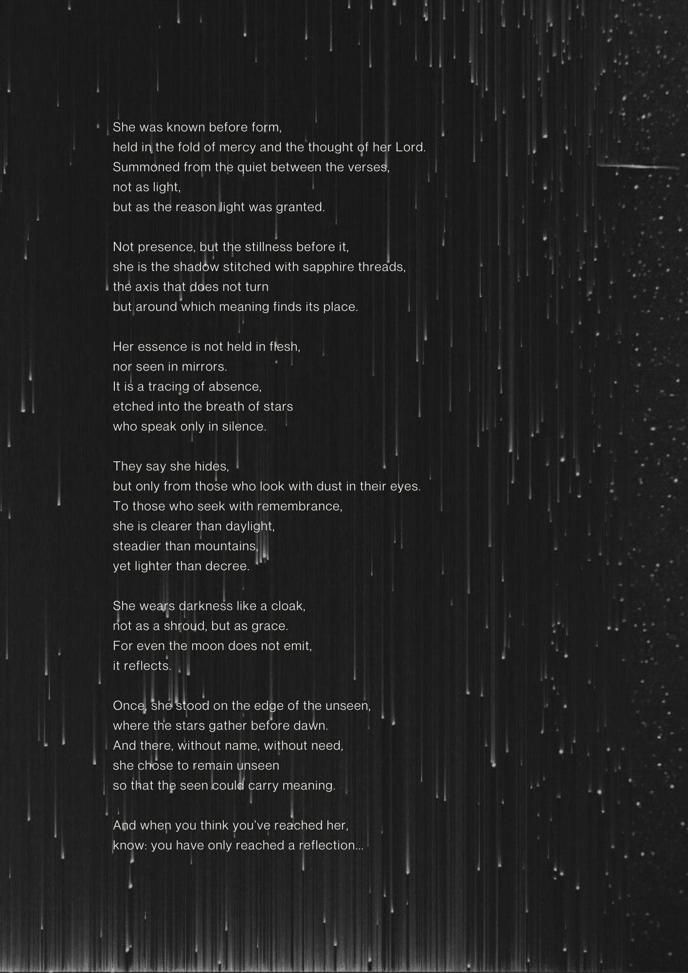Reflections of the Unseen